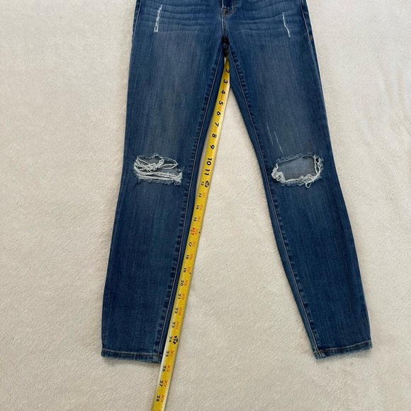 FRAME DENIM Le High Skinny Raw Edge Jeans Size 25 - Picture 12 of 17